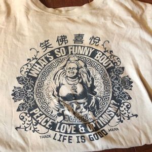 Life is good Buddha shirt